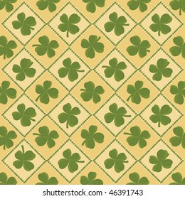 St Patty's Day seamless background