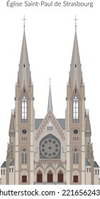 St. Paul's Church in Strasbourg, France