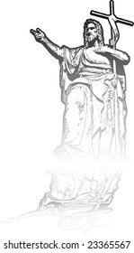 st peter statue - prague - europe