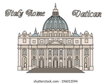 St. Peter's Basilica, Vatican. Rome, Italy