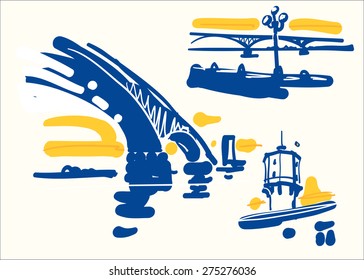 St. Petersburg. Vector