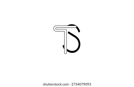 ST, TS ABSTRACT LETTER LOGO MONOGRAM