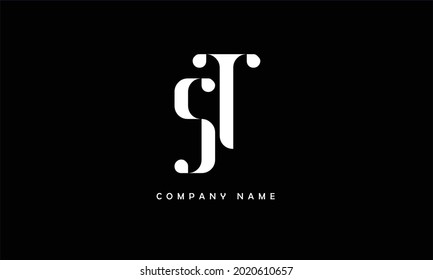 ST, TS Abstrakte Buchstaben Logo-Monogramm