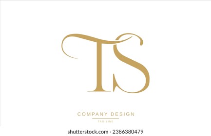 ST, TS, Abstract Letters Logo Monogram