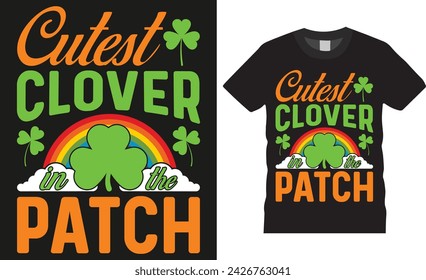 Divertido día de San Patricio, divertido lema para el día de San Patricio, diseño de San Patricio listo para imprimir tarjeta de póster de regalo pegatinas diseño de banner.