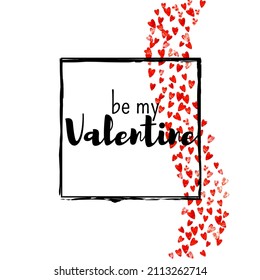 Antecedentes del Día de San Valentín. Voto Resumen Para El Compromiso. Marco especial. Pintura Retro Roja. La Placa De Febrero Para La Madre. Diseño Rose Modern. Fondo Del Día Rosa San Valentín.
