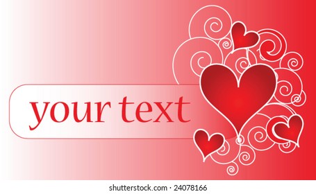 St. Valentine Day banner