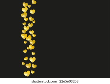 St Valentine Day Offer. Romantic Sparkle For Mom. Fashion Frame. Yellow Happy Illustration. Random Poster For Engagement. Golden Graphic Concept. Gold St Valentine Day Offer.