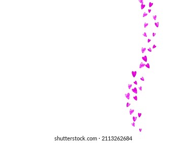 St Valentine Sale Glitter. Beautiful Banner For Birthday. Luxury Frame. Rose Art Decoration. Romantic Illustration For Celebration. Red Random Border. Pink St Valentine Sale Glitter.