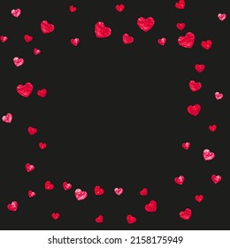 St Valentine Sale Offer. Handdrawn Voucher For Discount. Holiday Frame. Rose Art Decoration. February Splatter For Couple. Red Special Poster. Pink St Valentine Sale Offer.