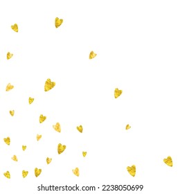 St Valentine Sale Pattern. Ornament Voucher For Girl. Fashion Frame. Gold Art Decoration. Luxury Banner For Woman. Yellow Special Design. Golden St Valentine Sale Pattern.