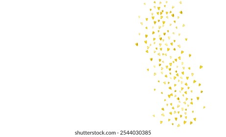 St Valentine Sale Template. Greeting Concept For Engagement. Wedding Frame. Golden Happy Decoration. Romance Design For Party. Yellow Modern Sparkle. Gold St Valentine Sale Template.