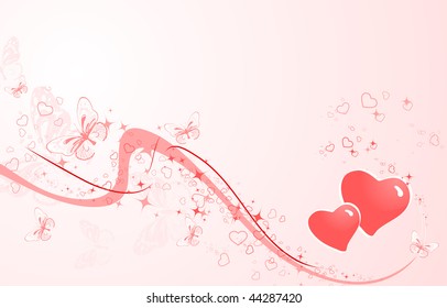 St. Valentine's Day. Abstract background for design.