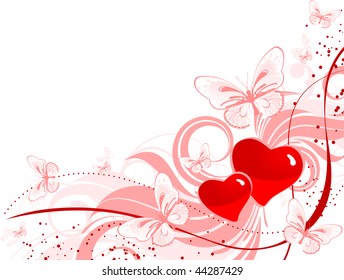 St. Valentine's Day. Abstract background for design.