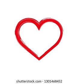 St. Valentine's Day abstract vector background. Red heart seamless pattern. Heart vector.Heart vector background. Heart hand draw illustration. 