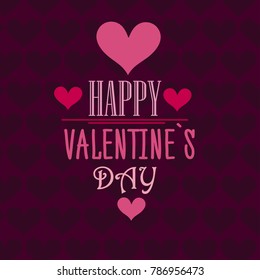St. Valentine's Day abstract vector background