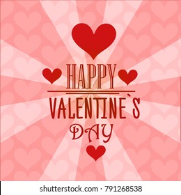 St. Valentine's Day abstract vector background