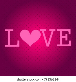St. Valentine's Day abstract vector background