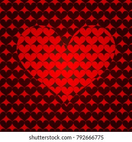 St. Valentine's Day abstract vector background