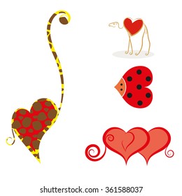 St. Valentine's Day. Animals.