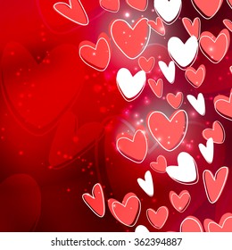 St. Valentine's Day background, eps 10