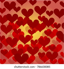 St Valentine`s Day Card Vector Illustration EPS10