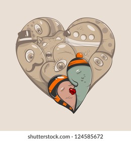 St Valentine's day greeting card