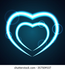 St Valentine`s  Day Greeting Card Vector Illustration EPS10