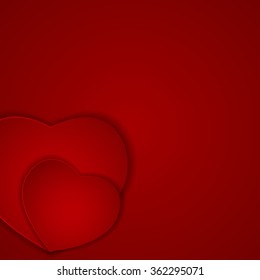 St Valentine`s  Day Greeting Card Vector Illustration EPS10