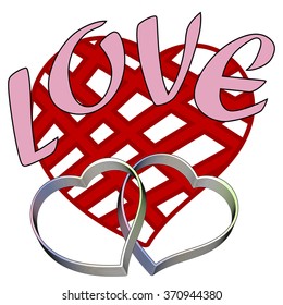 St. Valentine's Day. Heart. Love. Vector graphic eps10.