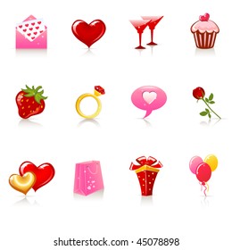 St. Valentine's Day icons