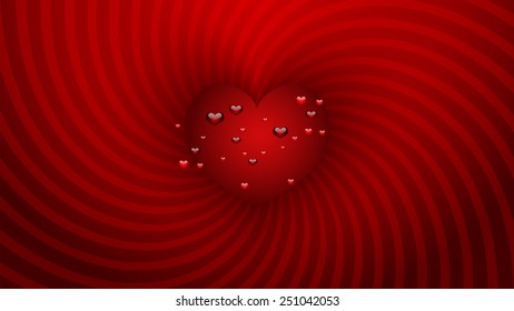 St Valentine's Day postcard