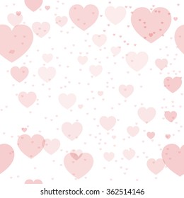 St. Valentine's day seamless pattern background isolated