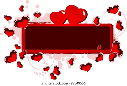 St. Valentine's Day Theme. Abstract illustration for design.