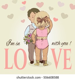 St. Valentine's Day vector illustration