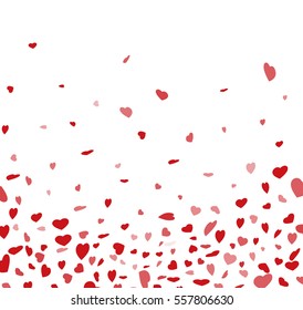 
St. Valentine's Day,
vector with a red hearts