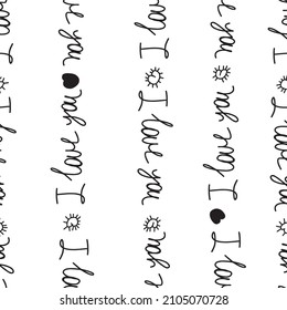 St. Valentine's Patterns. It's not Just Hearts. It's Two Lovers of Hearts. Hand Draw Elenments and Hand Made Patterns. Trace Elements, Vector Patterns.