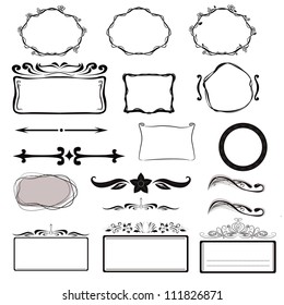 st of vector calligraphic design elements 2