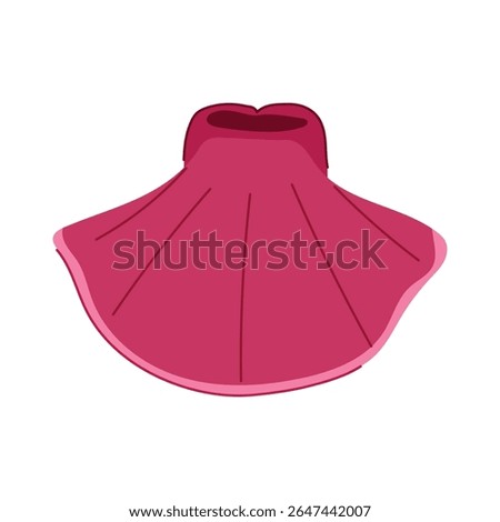 stability cervical neck collar cartoon. immobilization therapy, protection relief, adjustable foam stability cervical neck collar sign. isolated symbol vector illustration