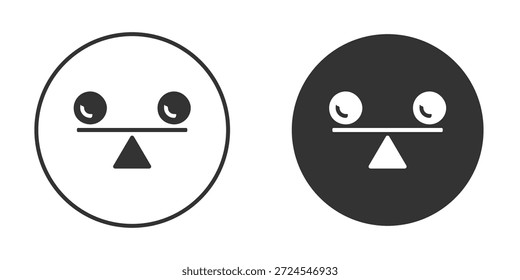 Diseños de Vectores de Clipart de iconos de estabilidad para proyectos gráficos