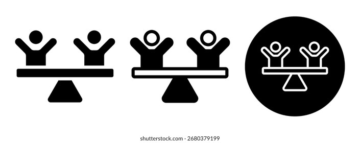 Stability Icon Collection Glyph and Mixed Vector Illustration