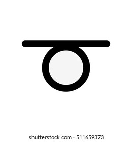 stability icon, vector illustration.