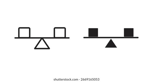 Icono de estabilidad. Ilustración vectorial. Ilustración vectorial aislada. Ilustración EPS.
