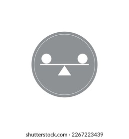 Stability icon vector illustration on white background.