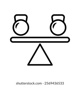 Stability icon, vector illustration on white background..eps