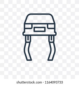 Stability vector icon isolated on transparent background, Stability logo concept
