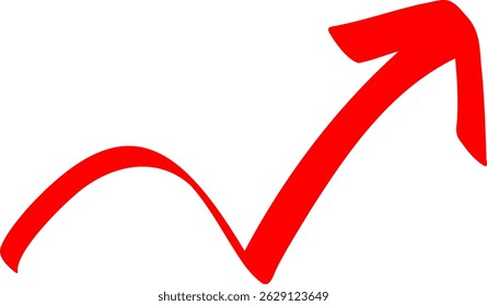 Stabillo Red Pen Directional Arrow