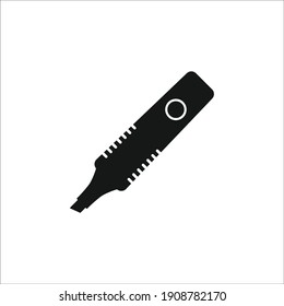 Stabilo icon vector, marker outline tools.
