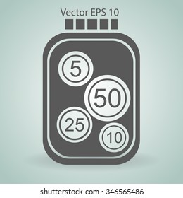 stable bank with a slight change vector illustration