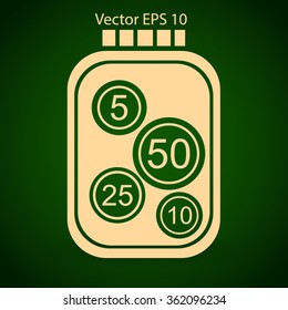 stable bank with a slight change vector illustration